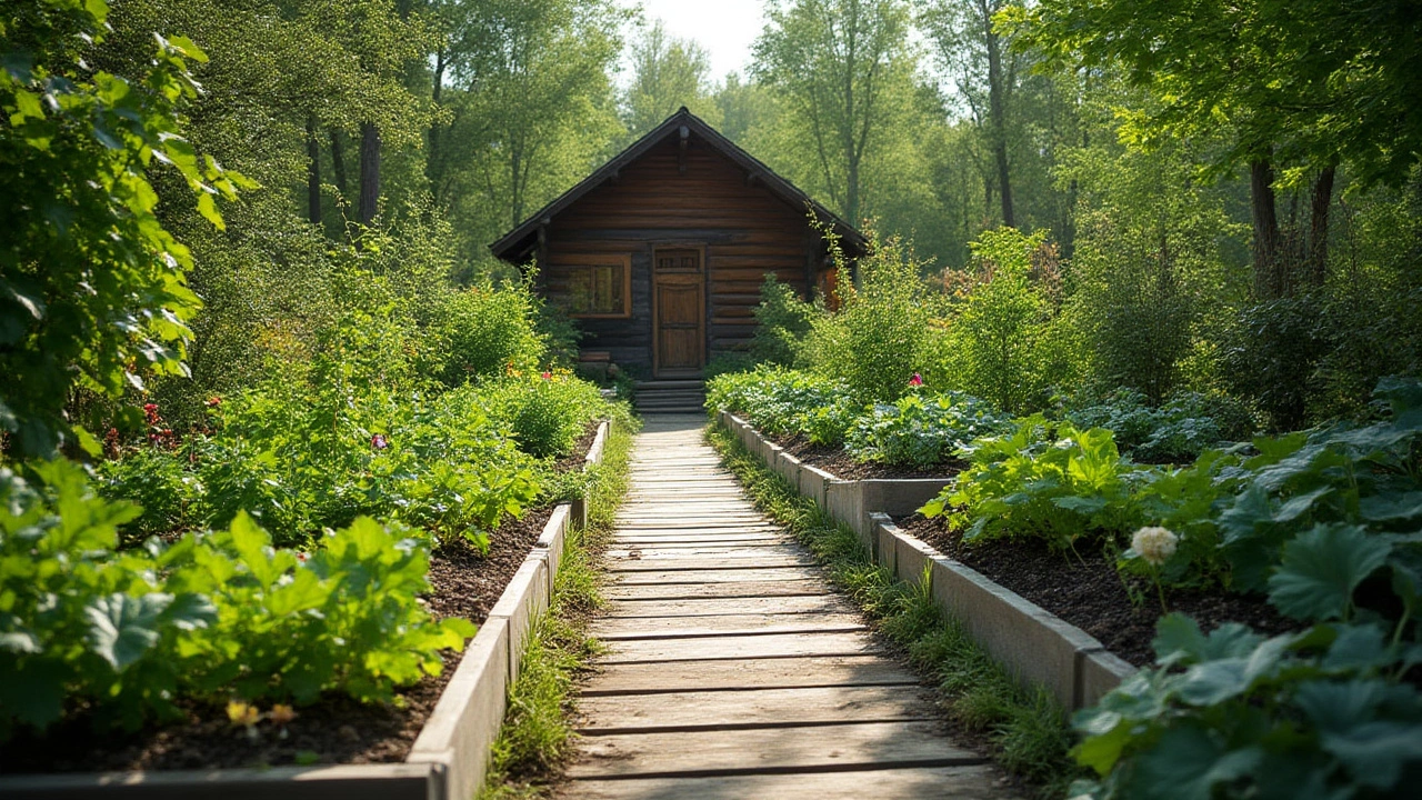 Дорожки в огороде: практичные и красивые идеи для участка
