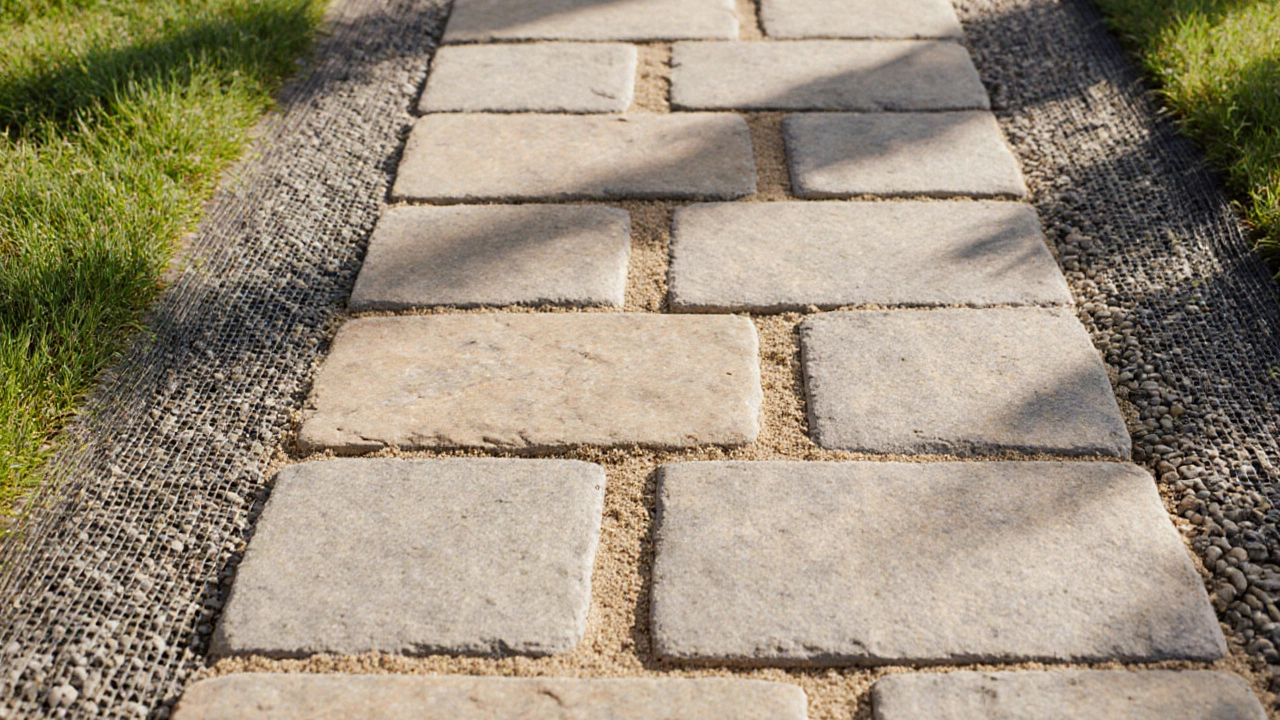 Как навсегда остановить рост травы на садовых дорожках и участке