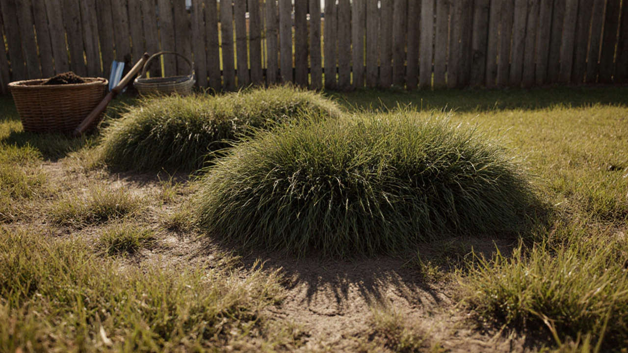 Какая газонная трава растет кочками и как с этим бороться