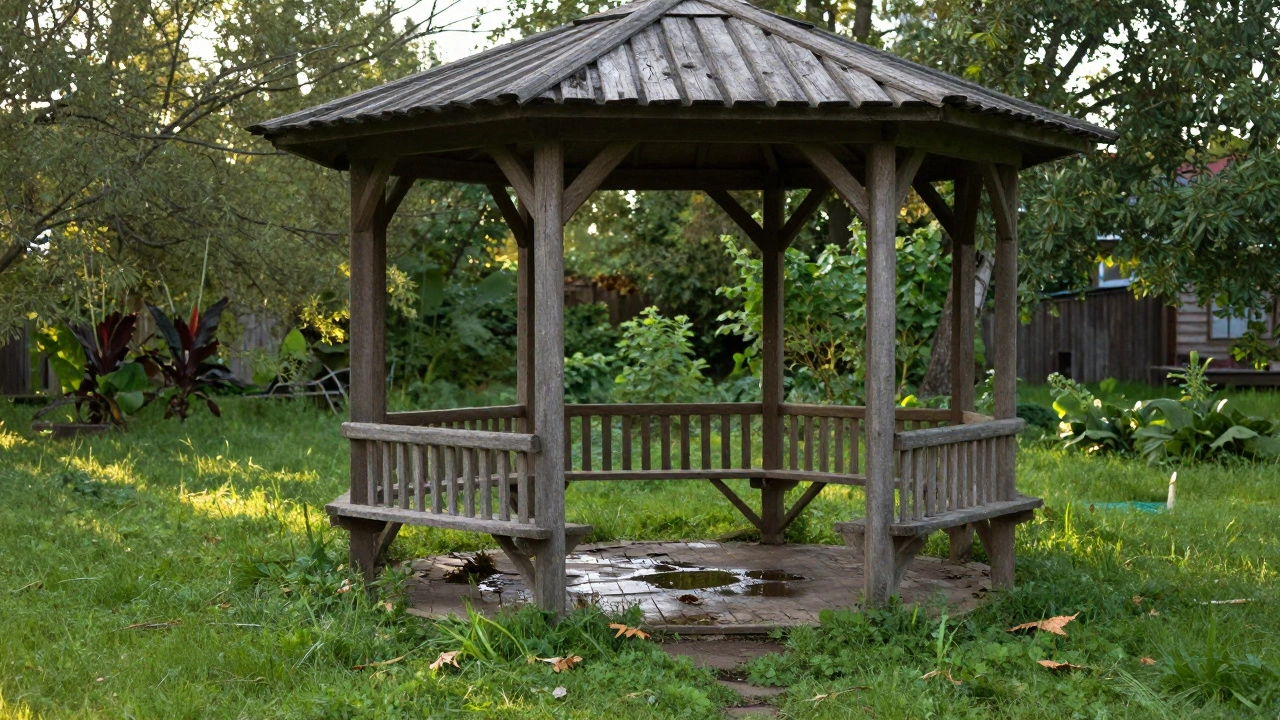 Беседки должны быть на траве или на бетоне? Что выбрать для долговечности и комфорта