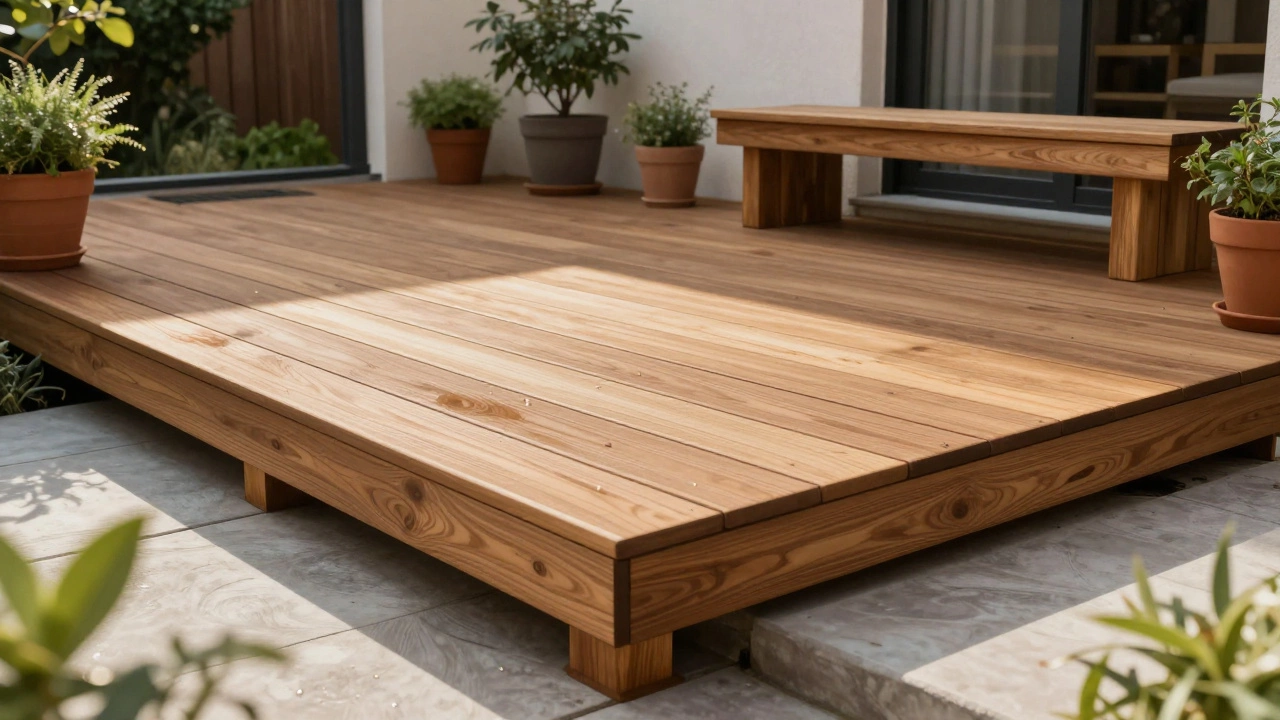 Что дешевле: террасная доска или тротуарная плитка для устройства площадки?