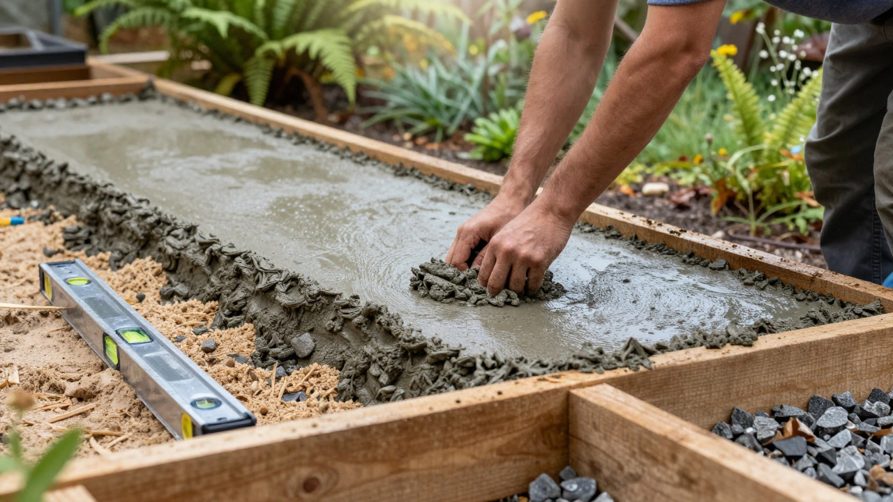Как сделать бетонные дорожки на даче: пошаговое руководство для начинающих