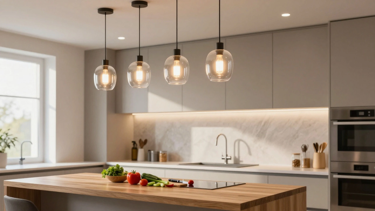 Какие светильники лучше всего смотрятся на кухне?