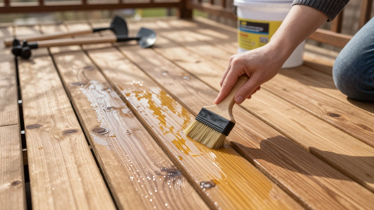 Чем покрыть террасную доску на улице: лучшие средства и как выбрать
