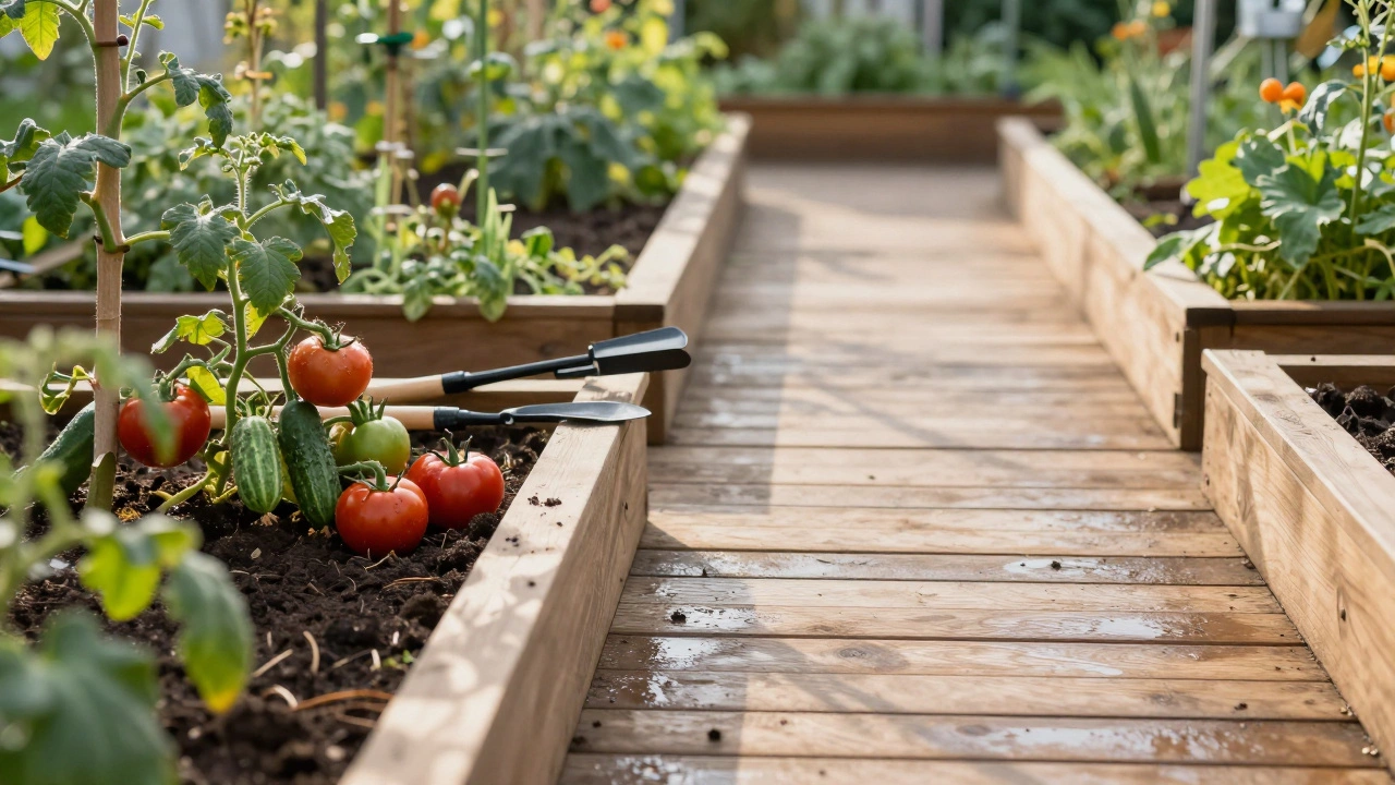 Как сделать дорожки вокруг грядок: простые и долговечные решения для огорода