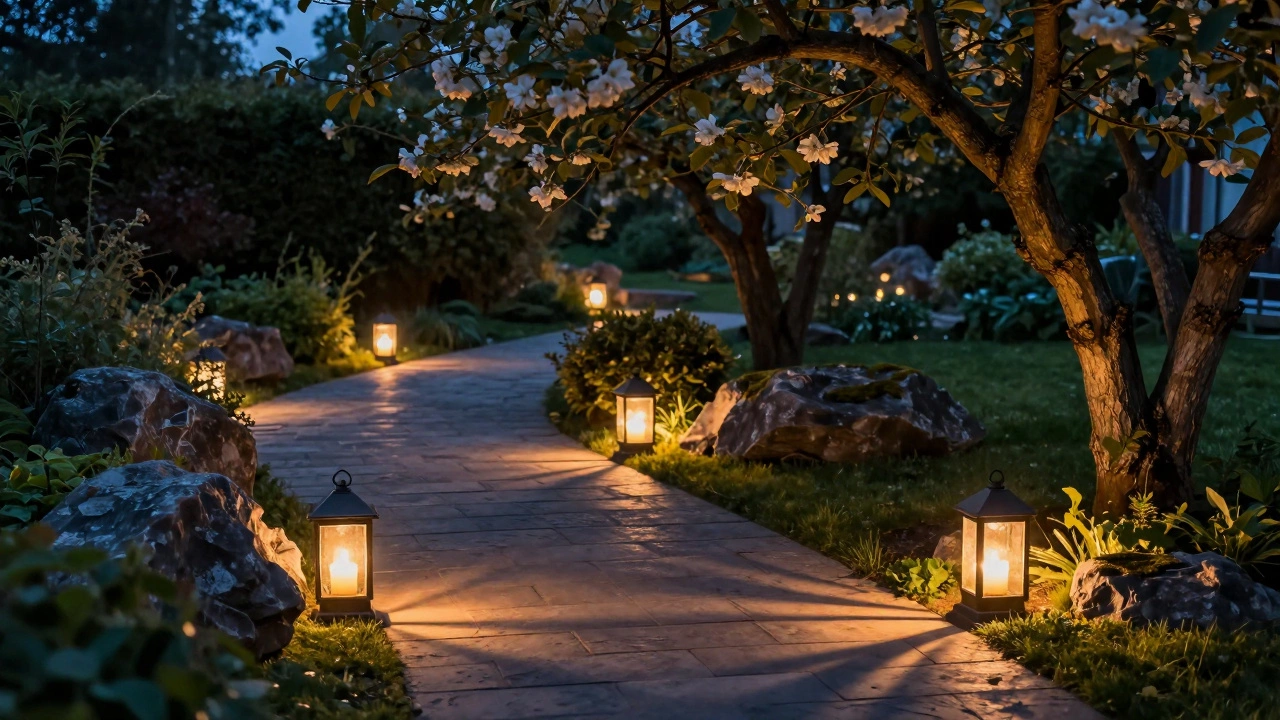 Какое освещение модно в 2024: тренды садового освещения
