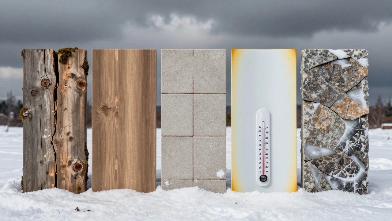 Сравнение пяти материалов для террасы в суровом российском климате.