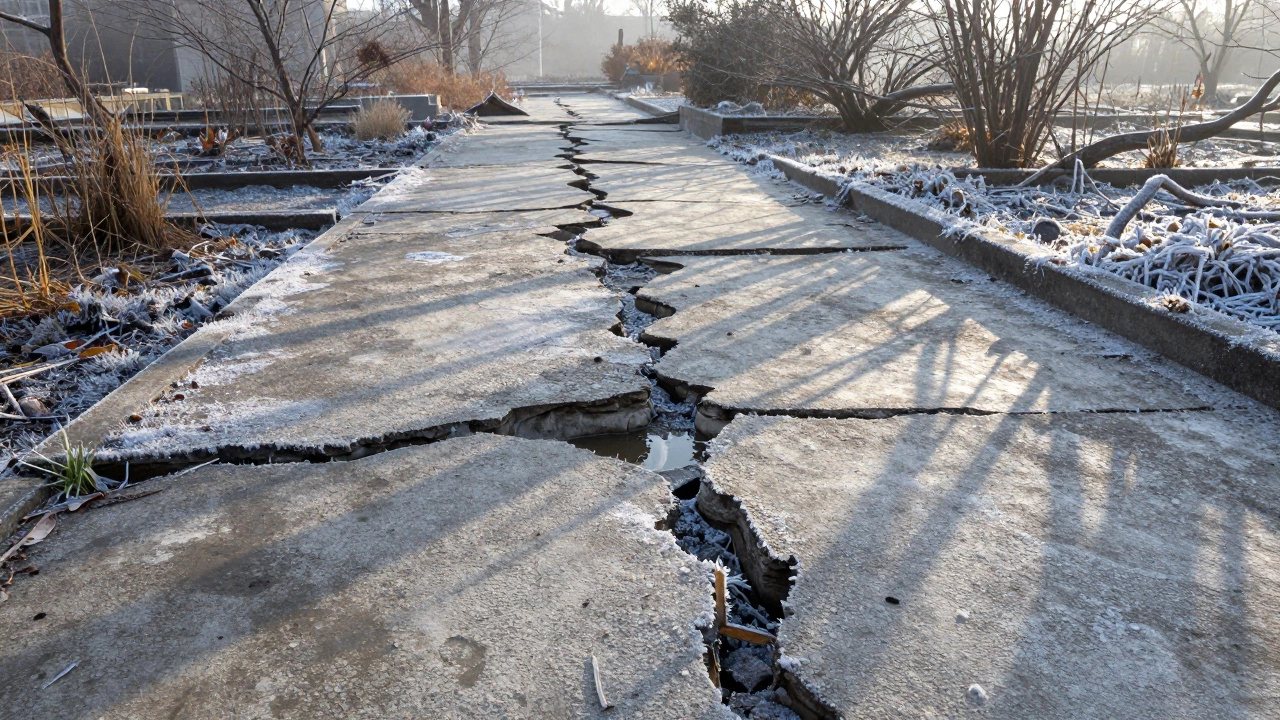 Чем покрыть бетонную дорожку, чтобы она не крошилась: проверенные способы