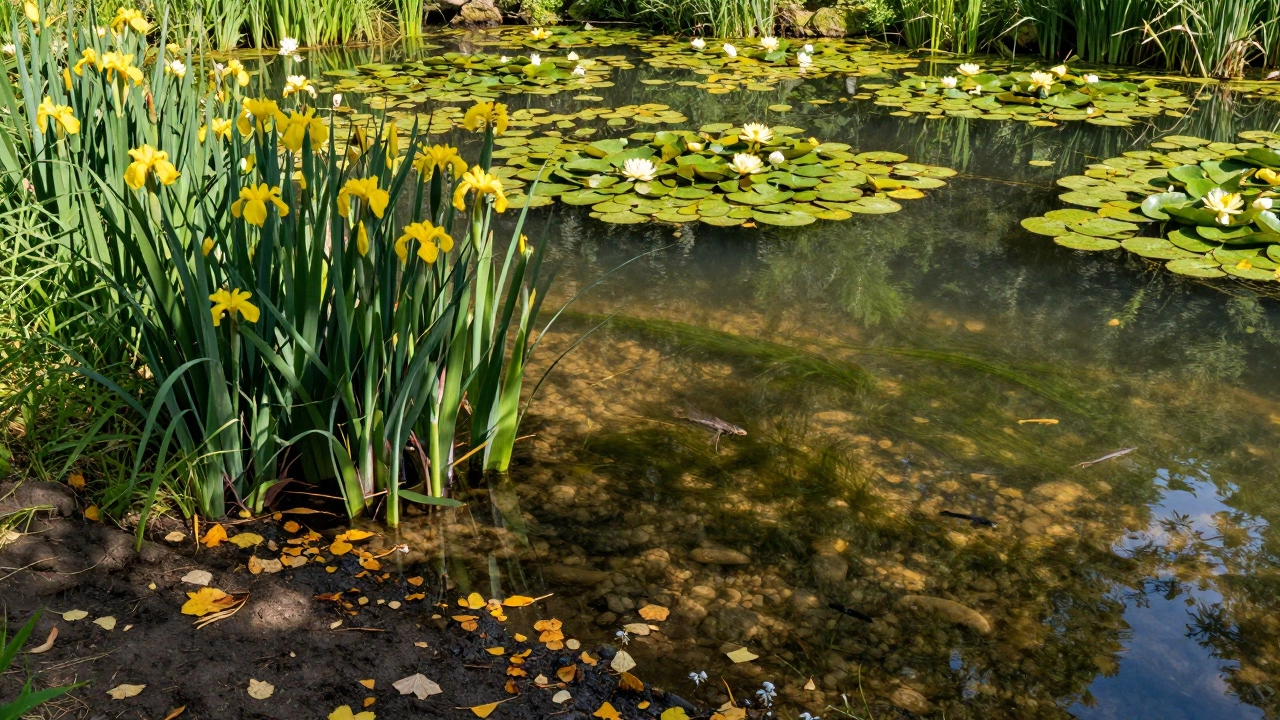 Как естественным образом фильтровать воду в пруду без химии и насосов