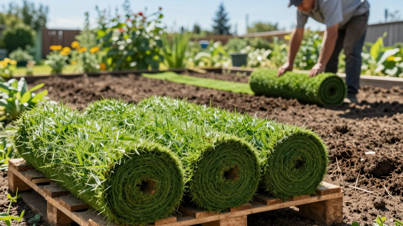 Укладка рулонного газона летом: риски, правила и секреты выживания травы