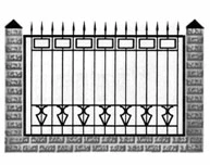 кованные заборы